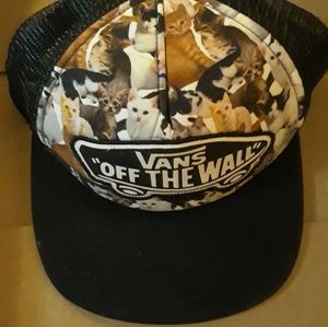 Van's Off the Wall ASPCA cats trucker hat